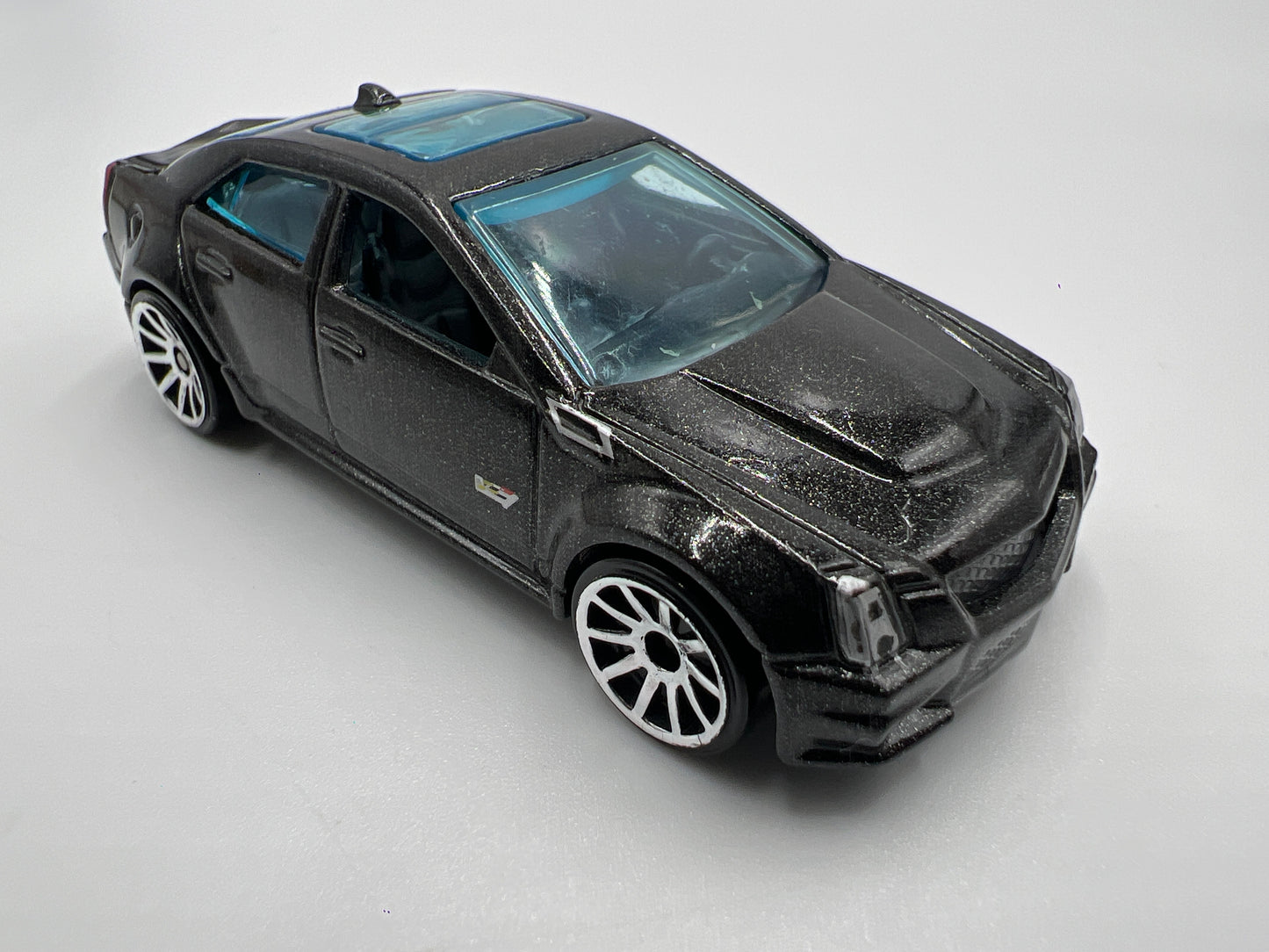 2010 Hot Wheels New Models 09 Cadillac CTS-V Black Loose