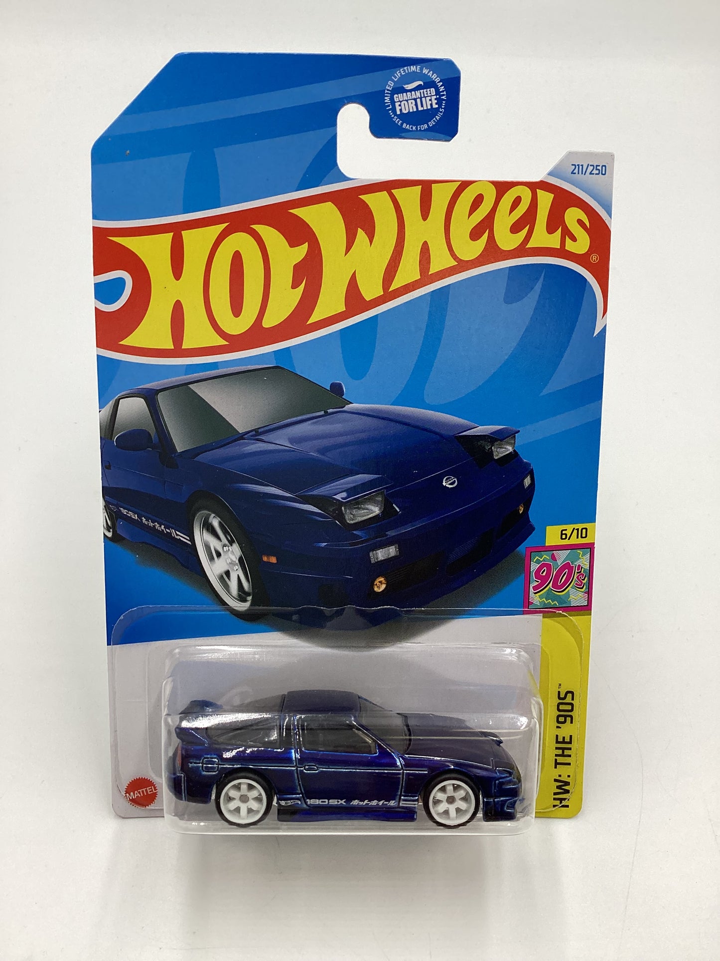 2024 Hot Wheels M Case Super Treasure Hunt #211 96 Nissan 180SX Type X Blue W/Protector