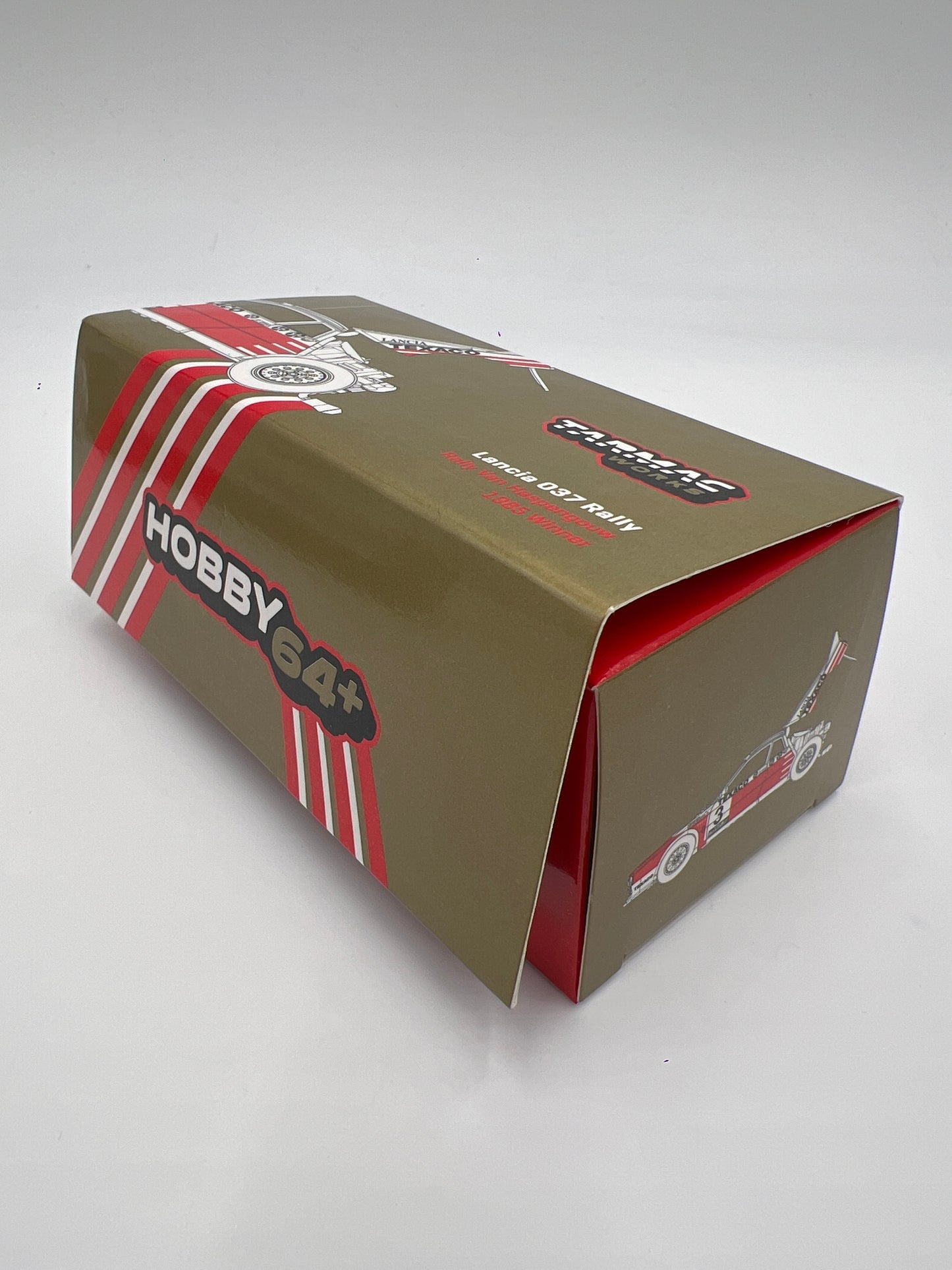 Tarmac Works 1/64 Texaco 1985 #3 Winner Rally Van Haspengouw Lancia 037 Rally