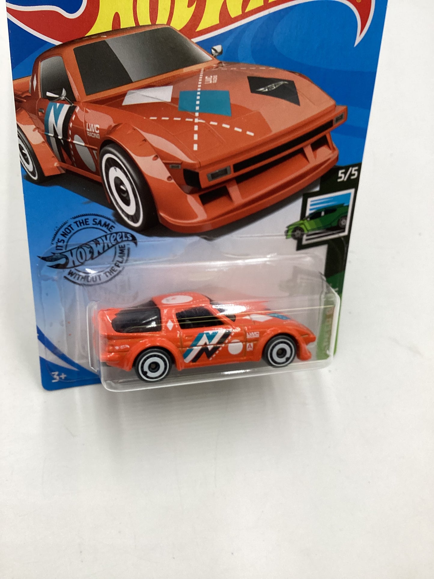 2020 Hot wheels Speed Blur #130 95 Mazda RX-7 Orange 86D