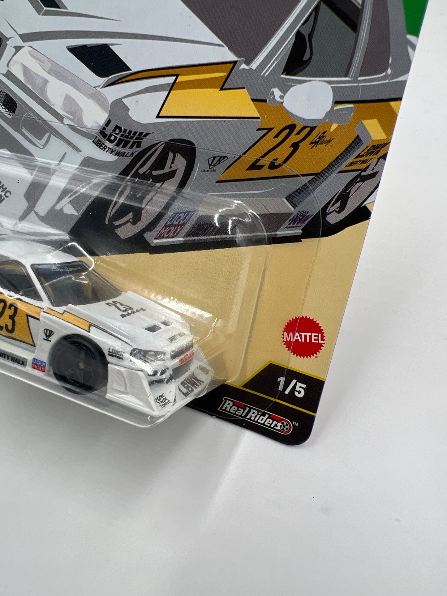 Hot Wheels Premium Car Culture Silhouettes #1 LB-ER34 Super Silhouette Nissan Skyline LBWK White 258C