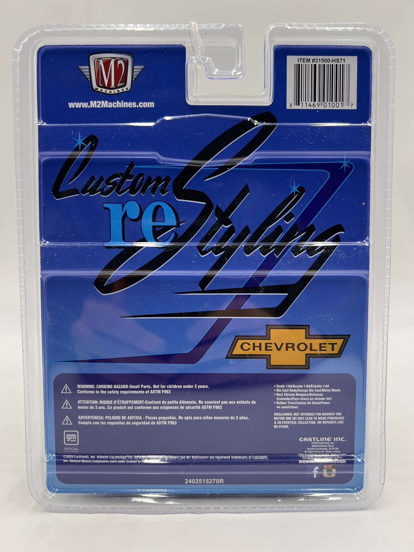 M2 Machines Hobby Exclusive CHASE Custom Restyling 1973 Chevrolet Cheyenne Super 10 HS71