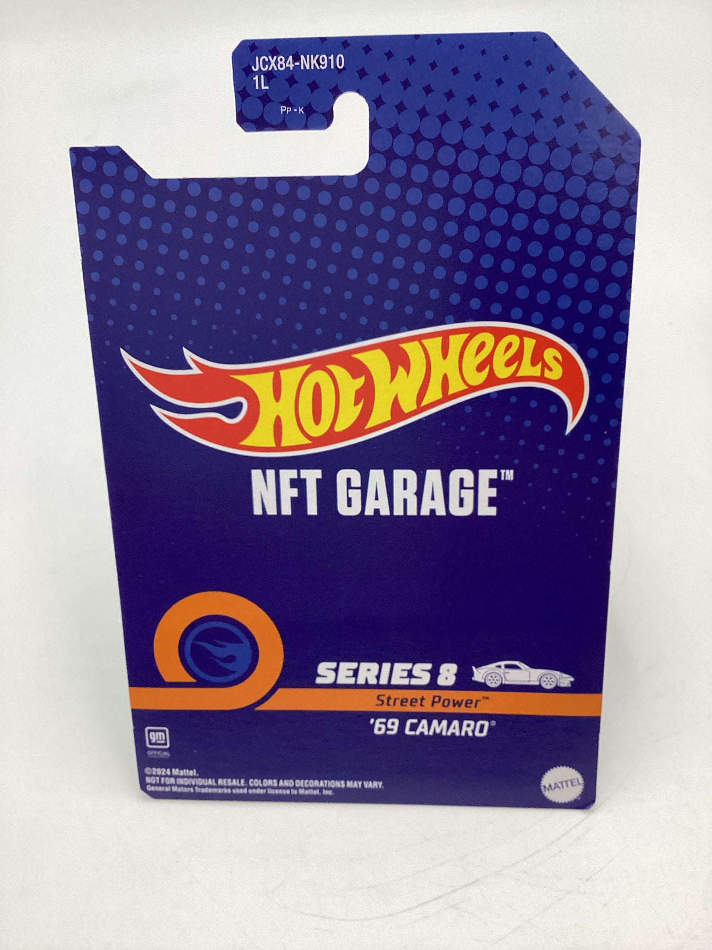 Hot Wheels NFT Garage Series 8 #29 69 Camaro Gray