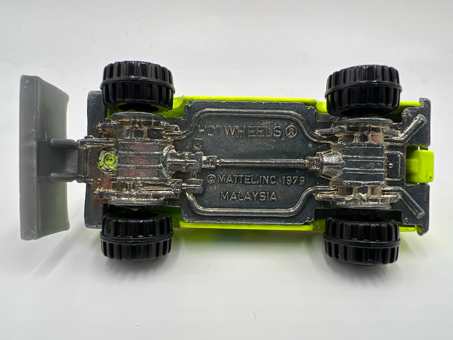 Hot Wheels 1/64 Super Scraper Yellow (CT Wheels) Loose