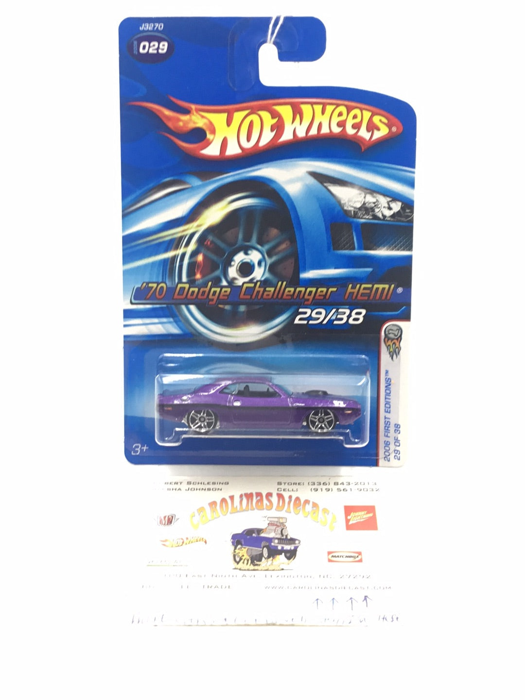 2006 Hot Wheels #29 70 Dodge Challenger HEMI