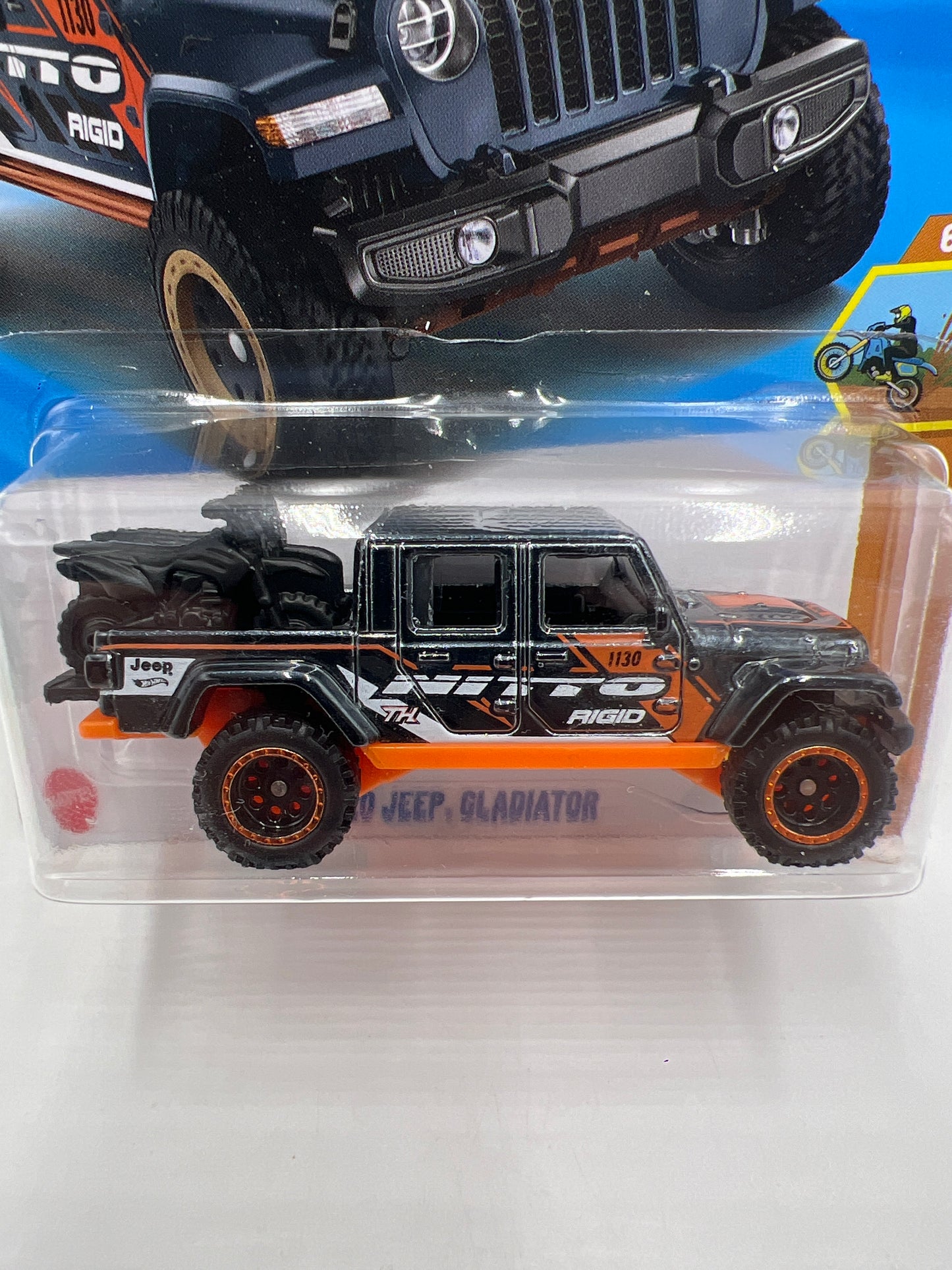 2025 Hot Wheels Super Treasure Hunt #130 20 Jeep Gladiator Nitto W/Protector