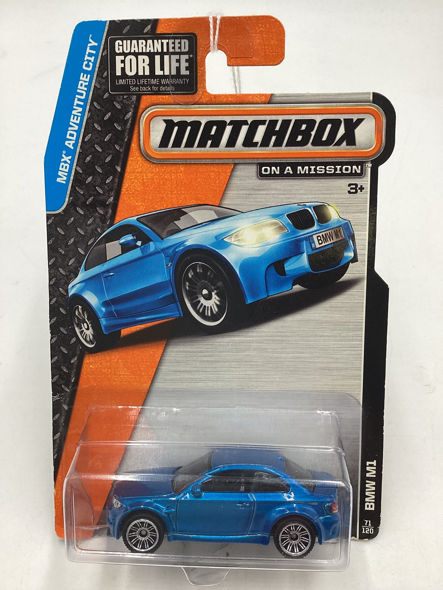 2014 Matchbox Adventure City #71 BMW M1 Blue 208F