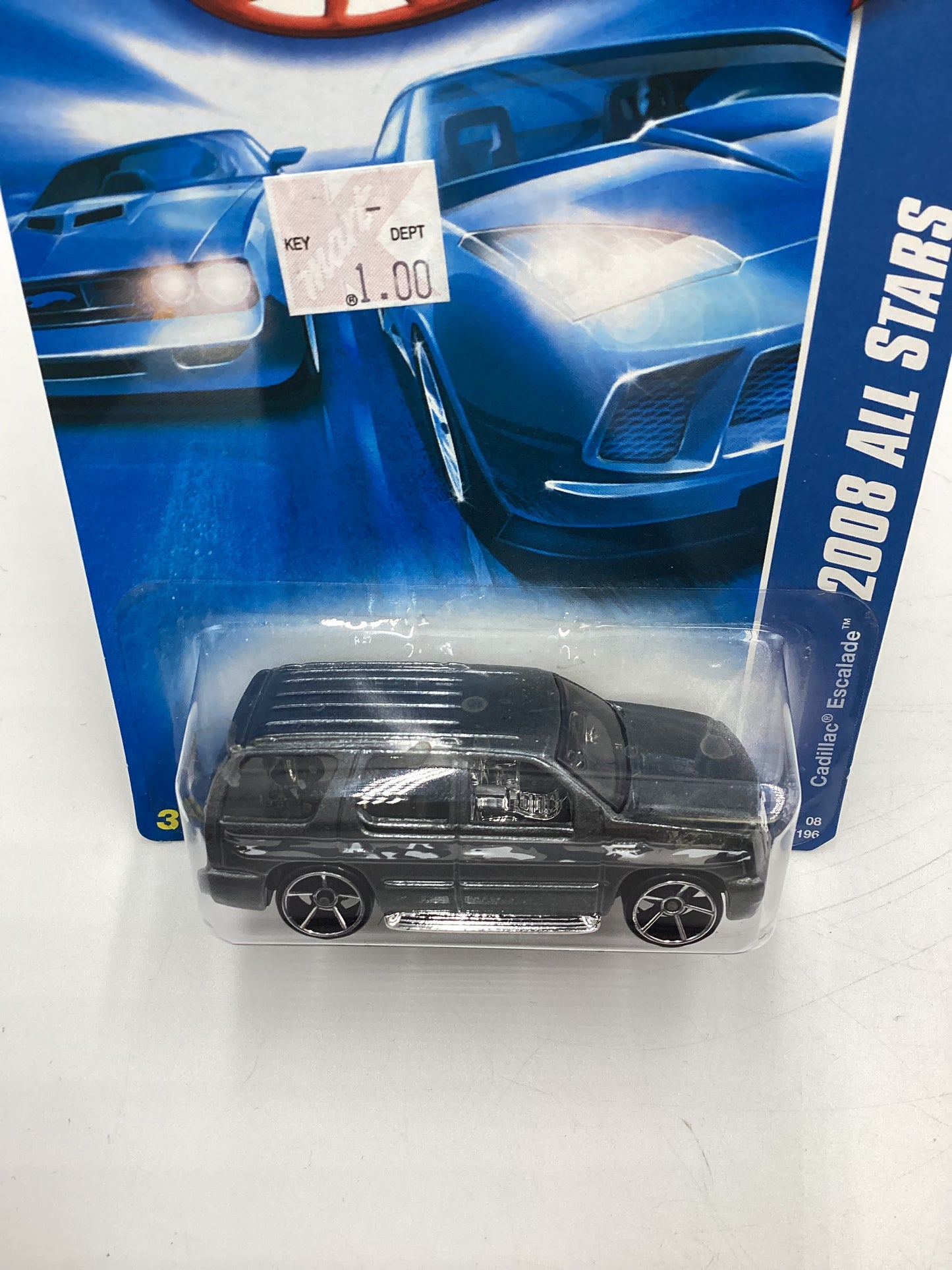 2008 Hot Wheels All Stars #65 Cadillac Escalade Gray (Black Base) 57D