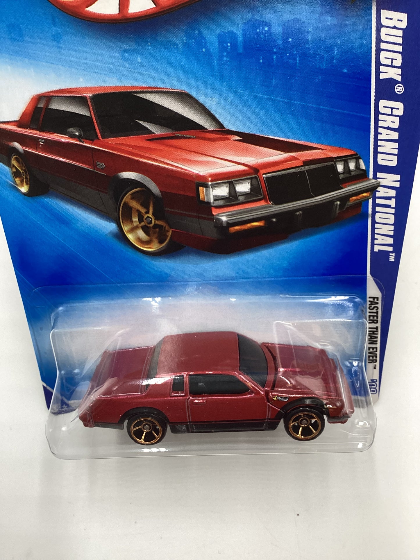 2009 Hot Wheels #131 Buick Grand National Red 44B