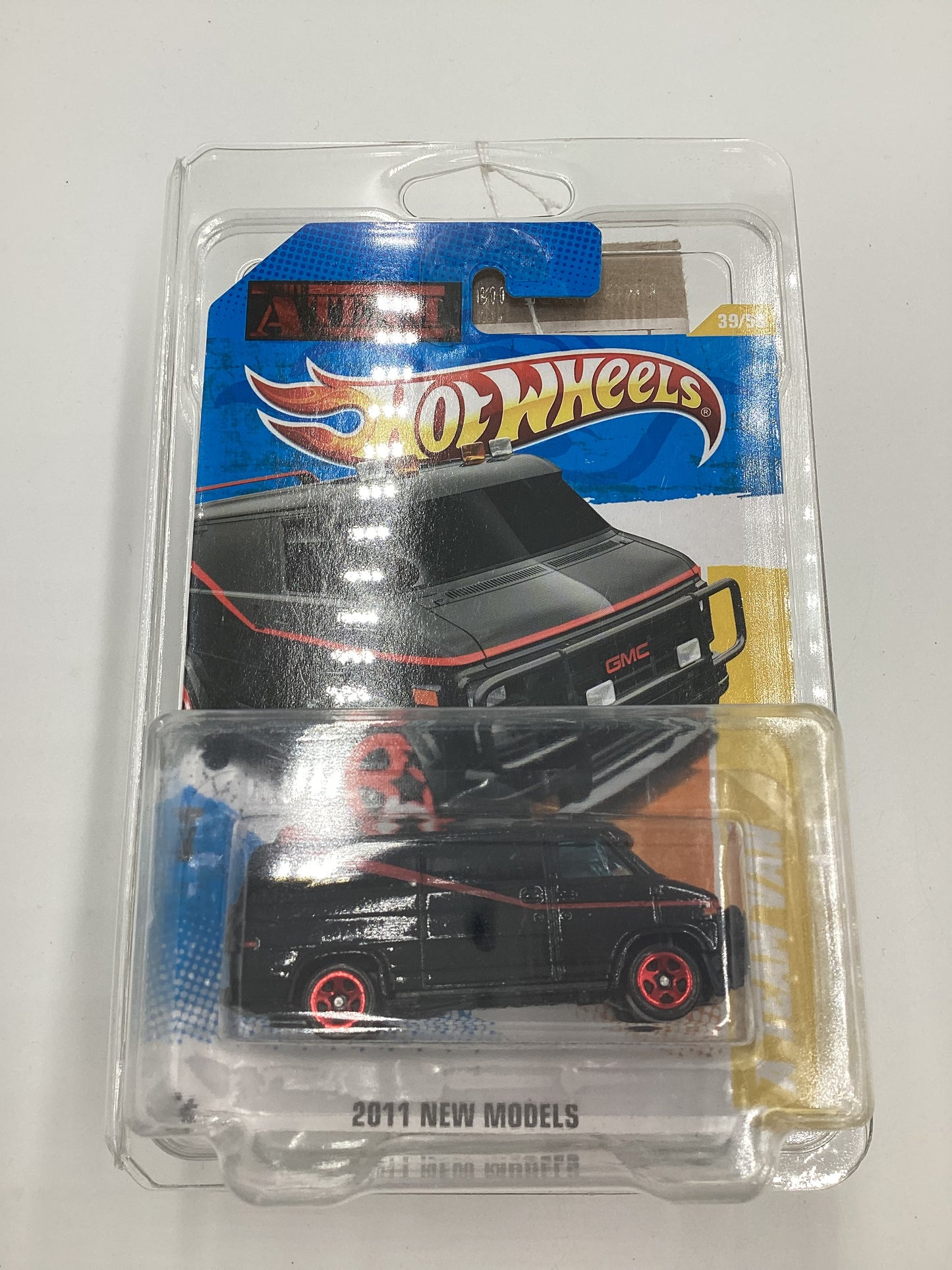 2011 Hot wheels #39 A Team Van Black with protector