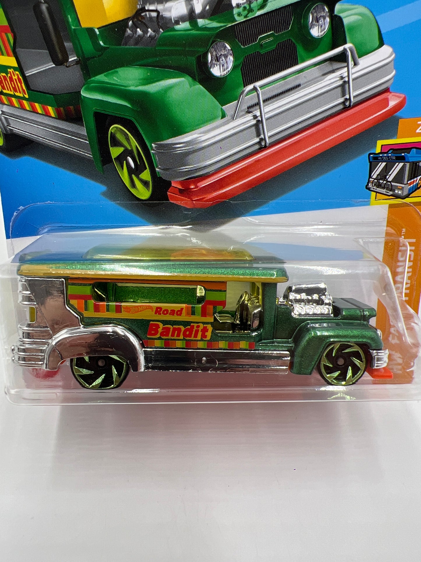 2024 Hot Wheels Fast Transit #30 Road Bandit Green VV2