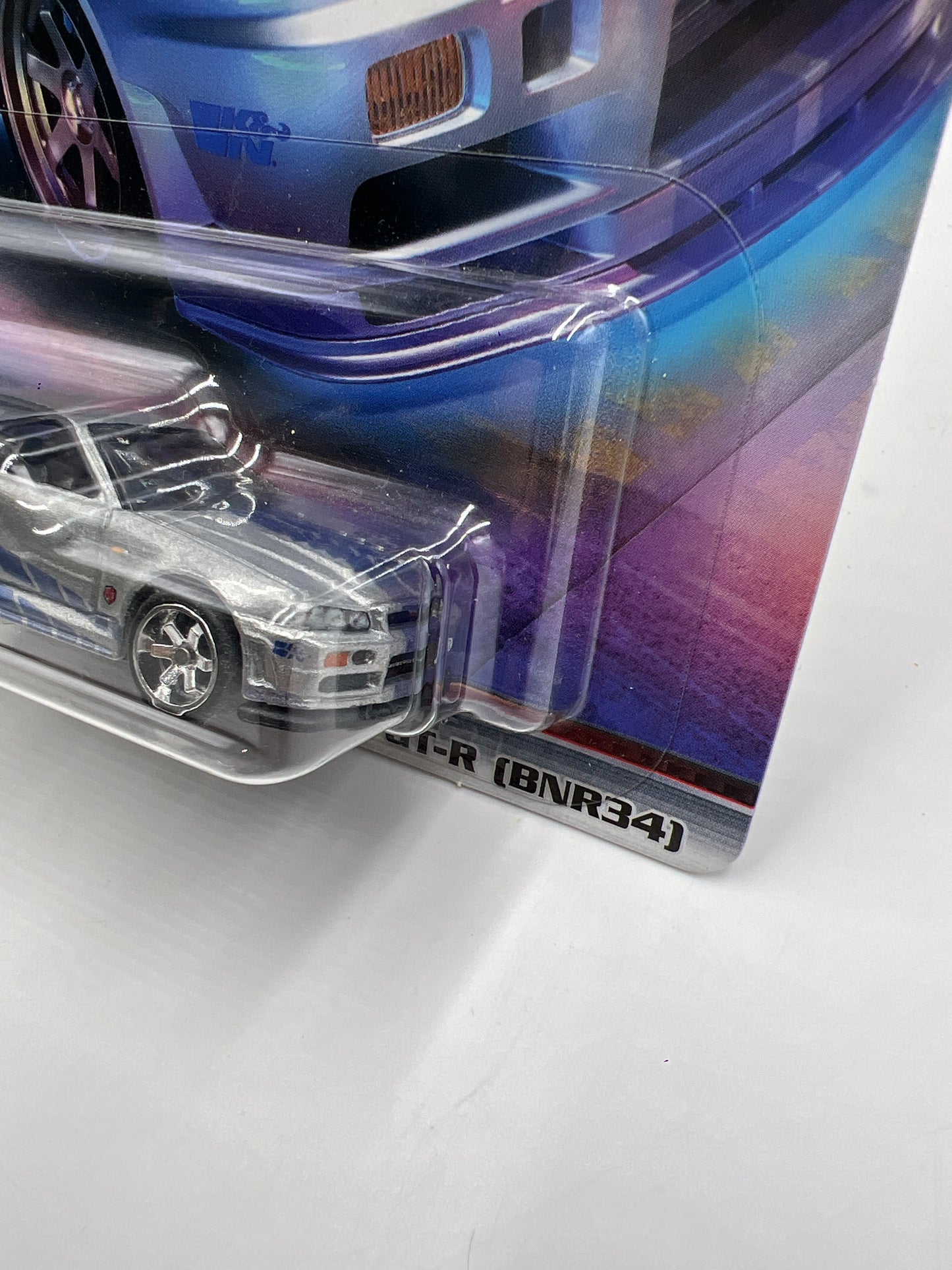 Hot Wheels Fast & Furious Fast Imports #1 Nissan Skyline GT-R BNR34 Silver W/Protector