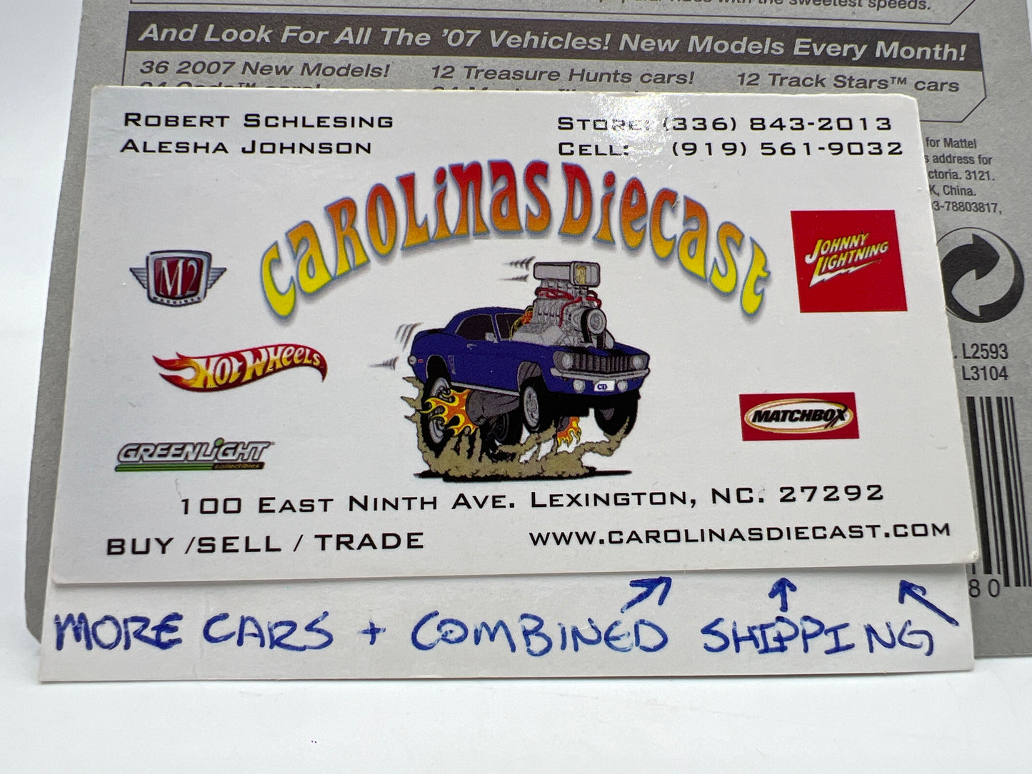 2007 Hot Wheels All Stars #151 Kmart Exclusive Custom 59 Cadillac Blue 237A