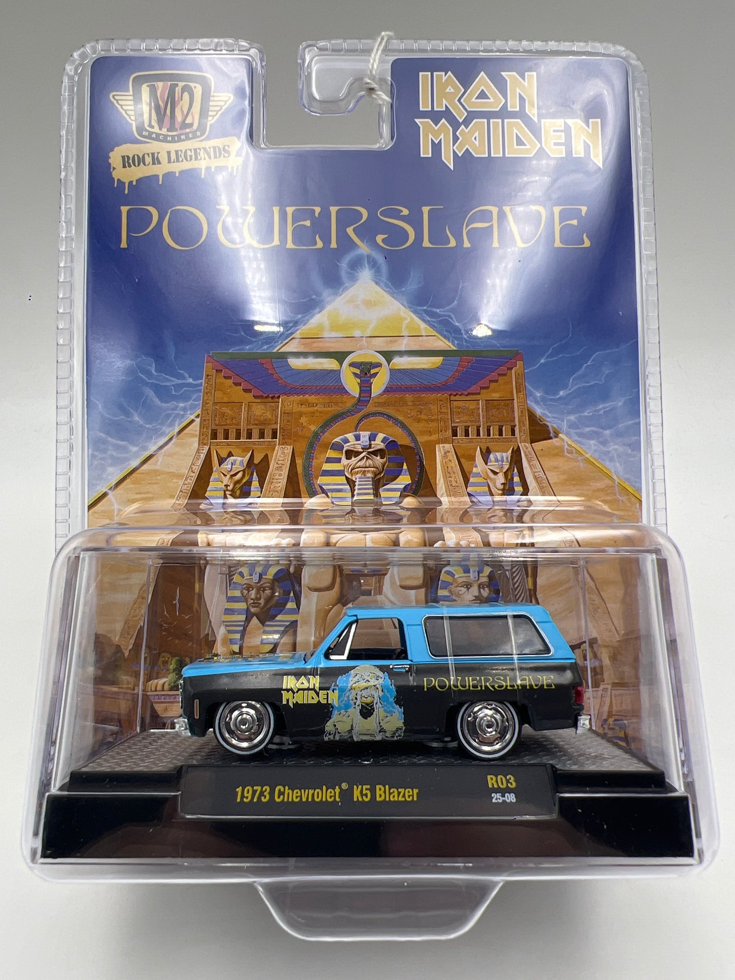 M2 Machines R03 Rock Legends Iron Maiden 1973 Chevrolet K5 Blazer