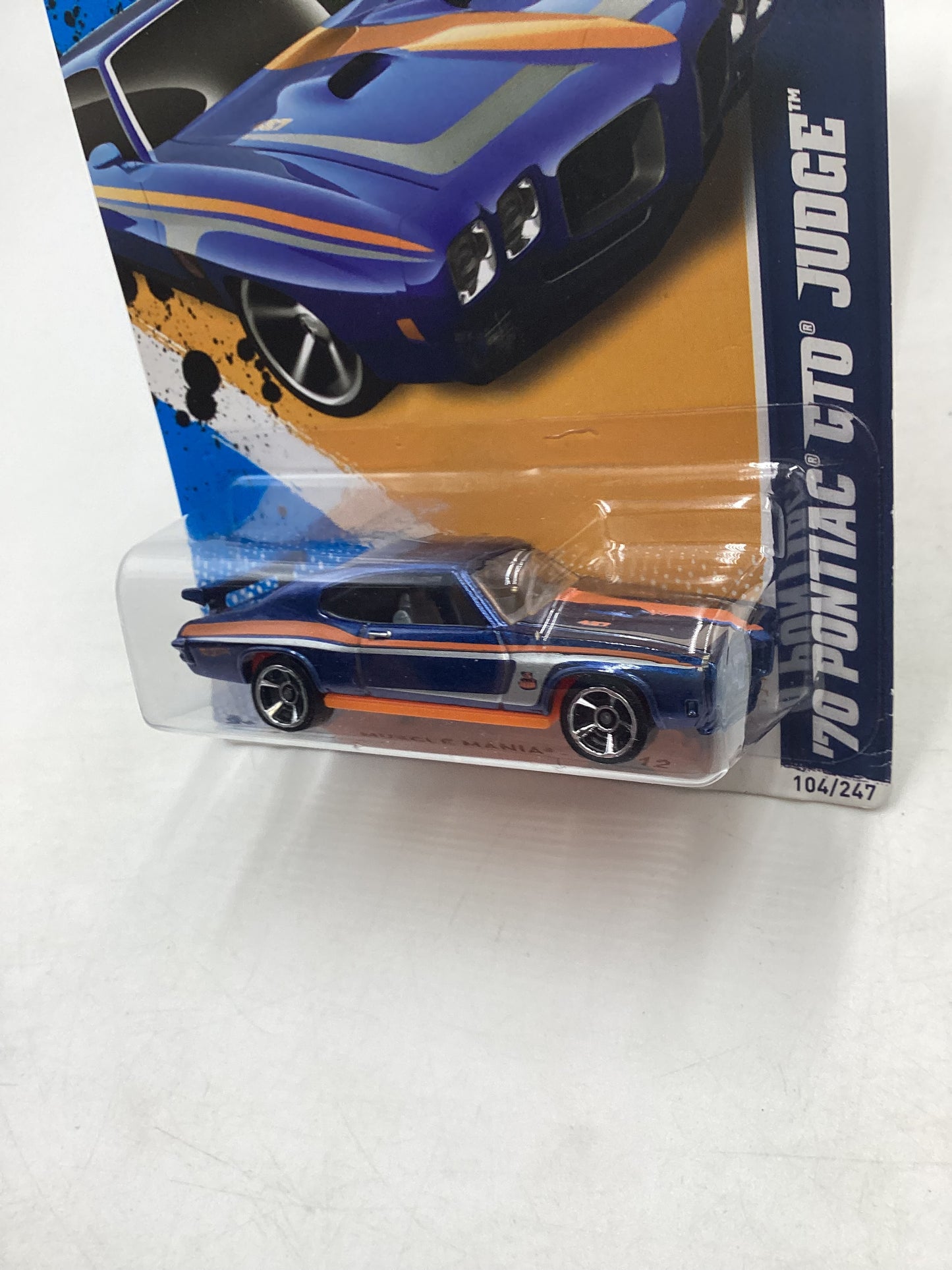 2012 Hot Wheels #104 70 Pontiac GTO Judge 54i