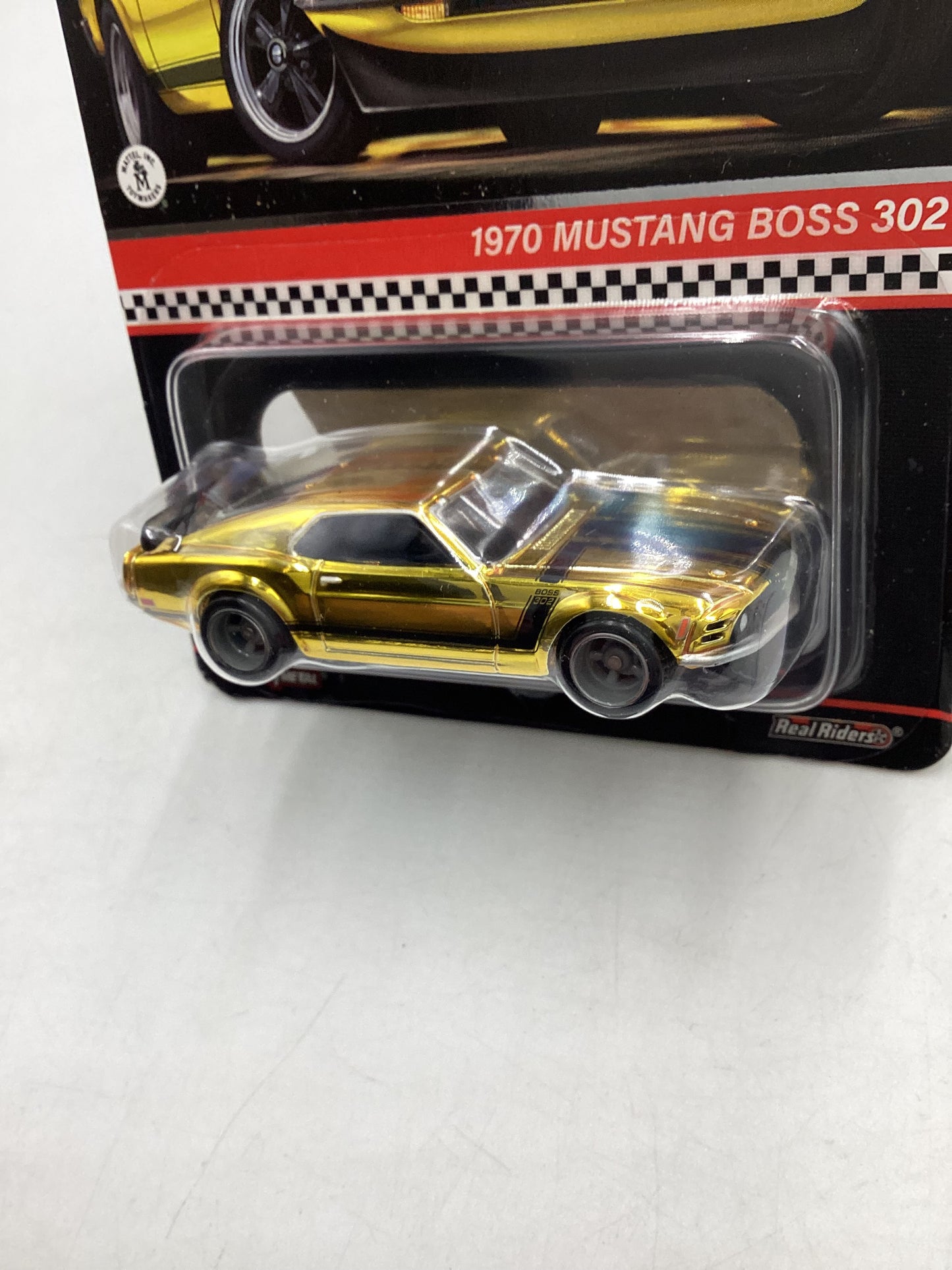 2024 Hot wheels RLC Gold 1970 Ford Mustang Boss 302 with protector