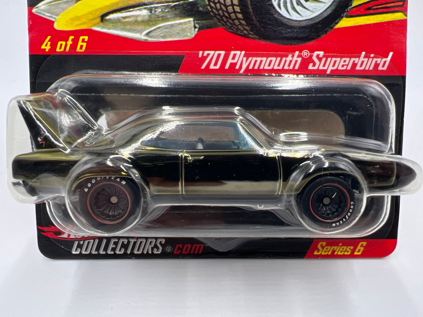 Hot Wheels RLC Real Riders Series 6 #1425/11000 70 Plymouth Superbird Green W/Protector