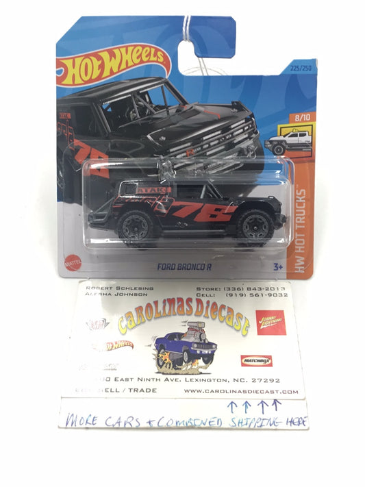 2023 hot wheels N Case Short Card #225 Ford Bronco R