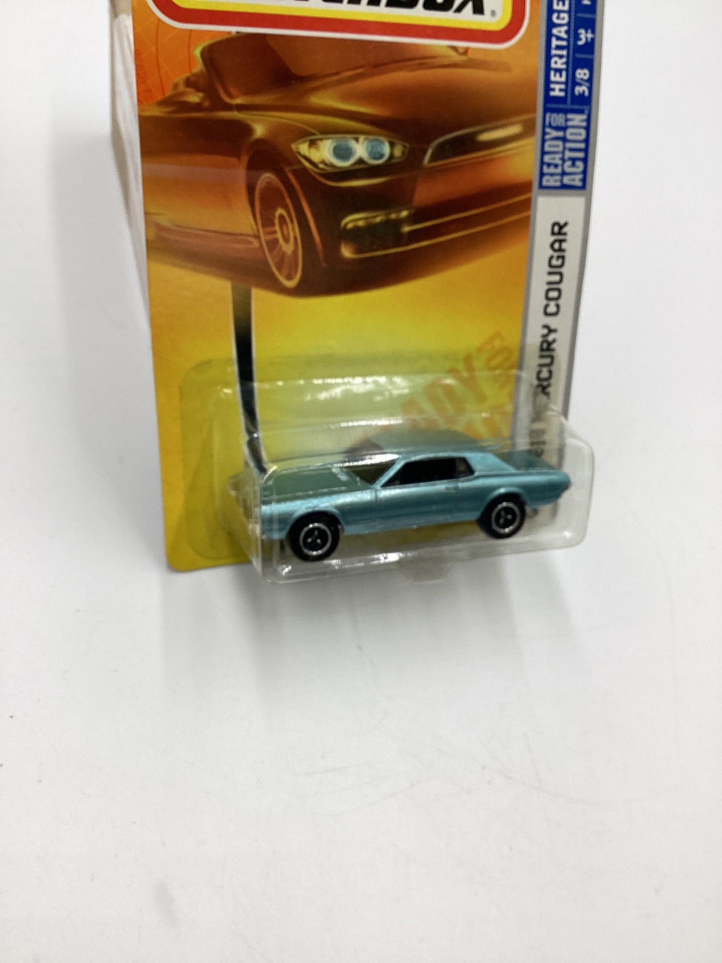 Matchbox Heritage Classics #3 68 Mercury Cougar Light Blue 208F