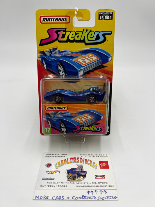 Matchbox Streakers #72 Blue Shark Dark Blue 172i