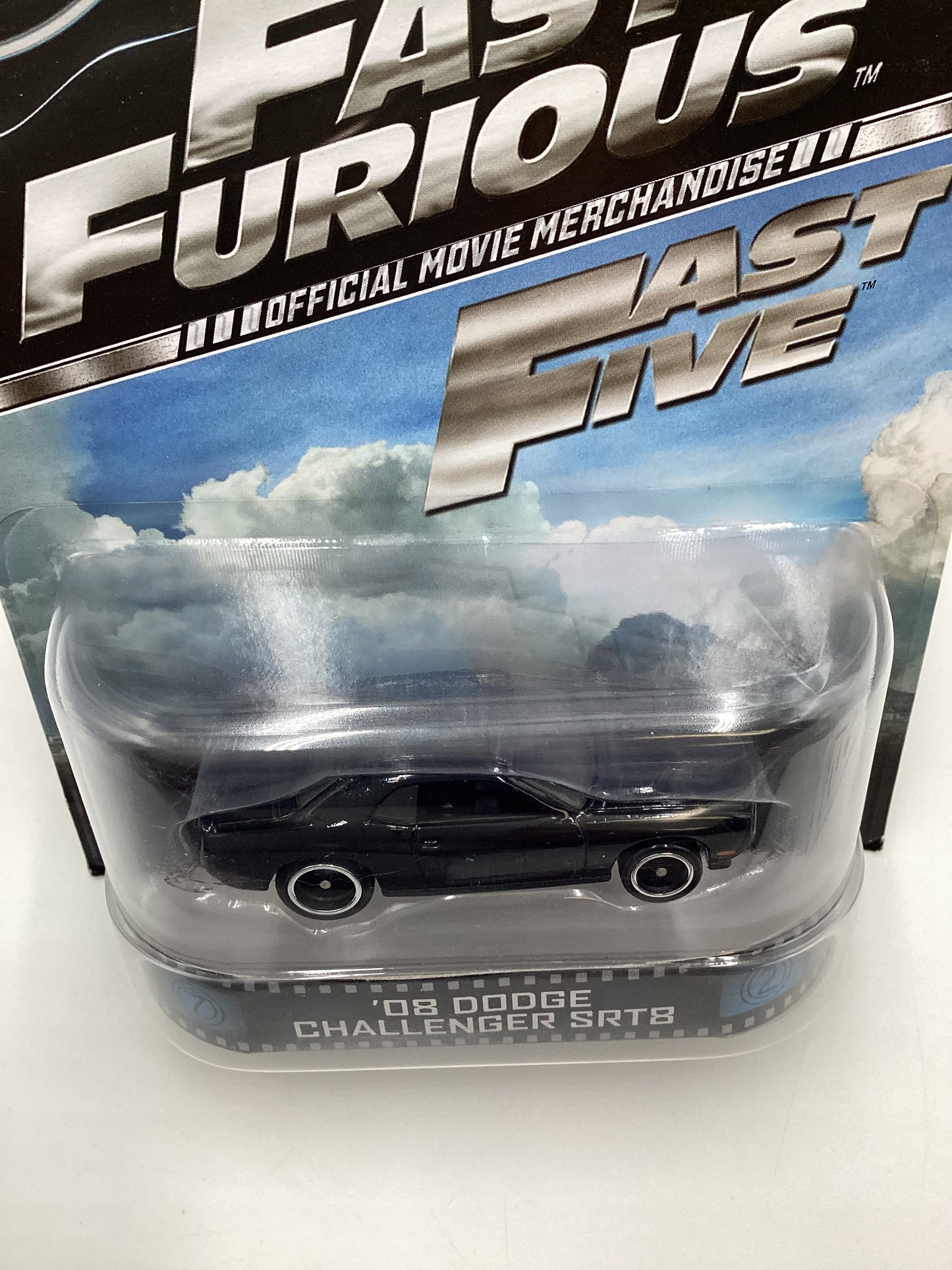 Hot wheels Retro Entertainment Fast & Furious 08 Dodge Challenger SRT8 Black W/Protector