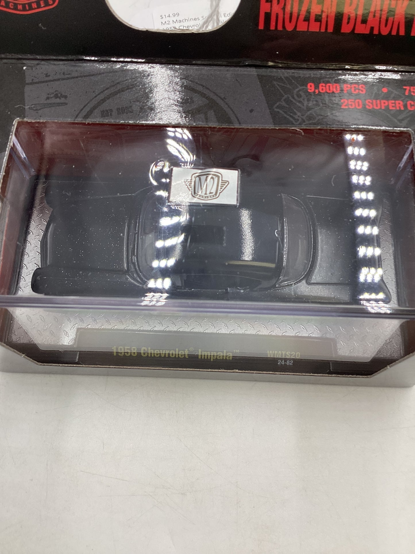 M2 Machines Special Edition Frozen Black Pearl 1958 Chevrolet Impala WMTS20