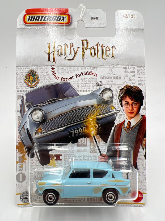 2025 Matchbox #42 Harry Potter 1962 Ford Anglia Light Blue 208F
