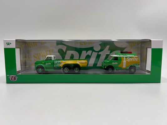 M2 Machines Auto Haulers CHASE Sprite 1970 Chevrolet C60 Truck Custom & 1971 Chevrolet Van G10 4x4 TW38
