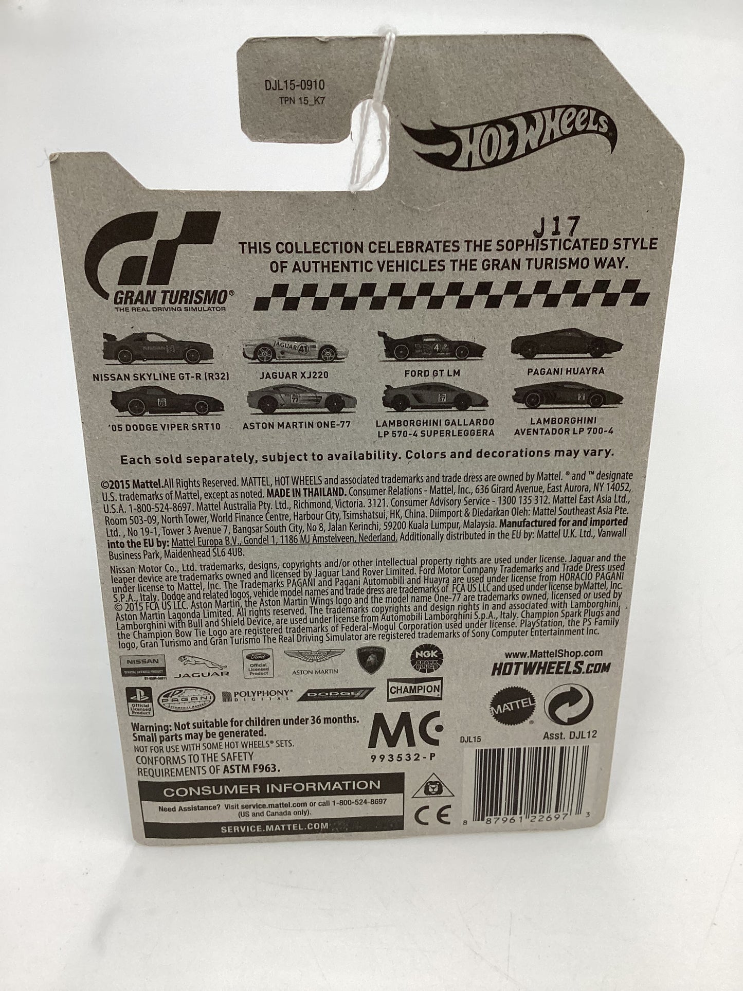 Hot Wheels Gran Turismo #3 Ford GT LM Black 152C