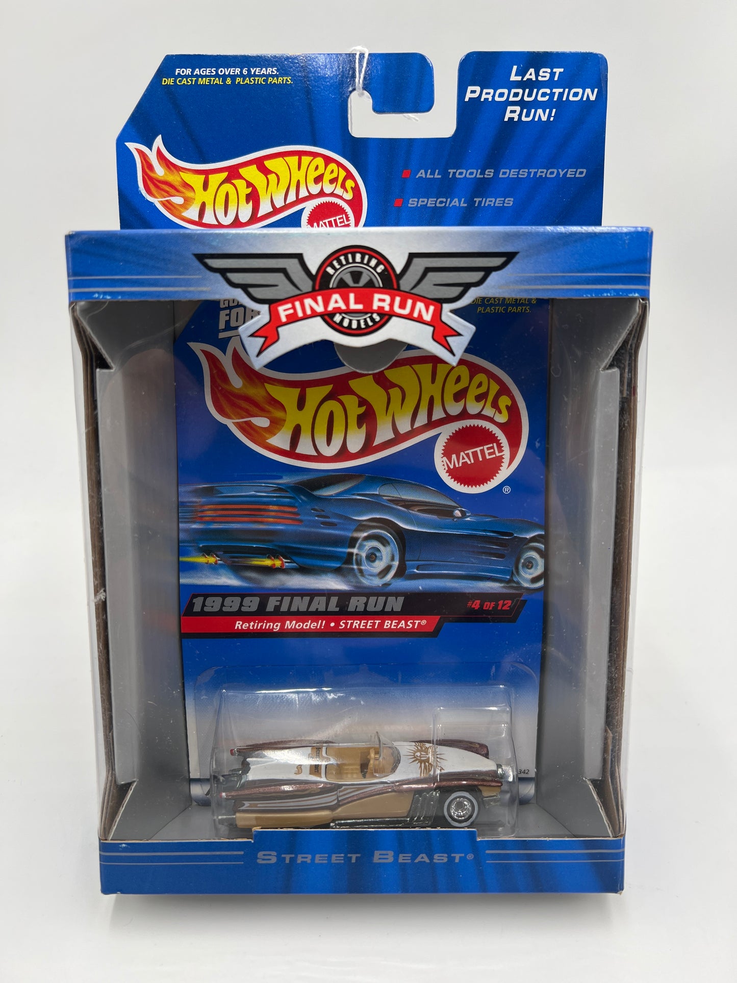 1999 Hot Wheels Final Run #4 Street Beast Brown W/Real Riders