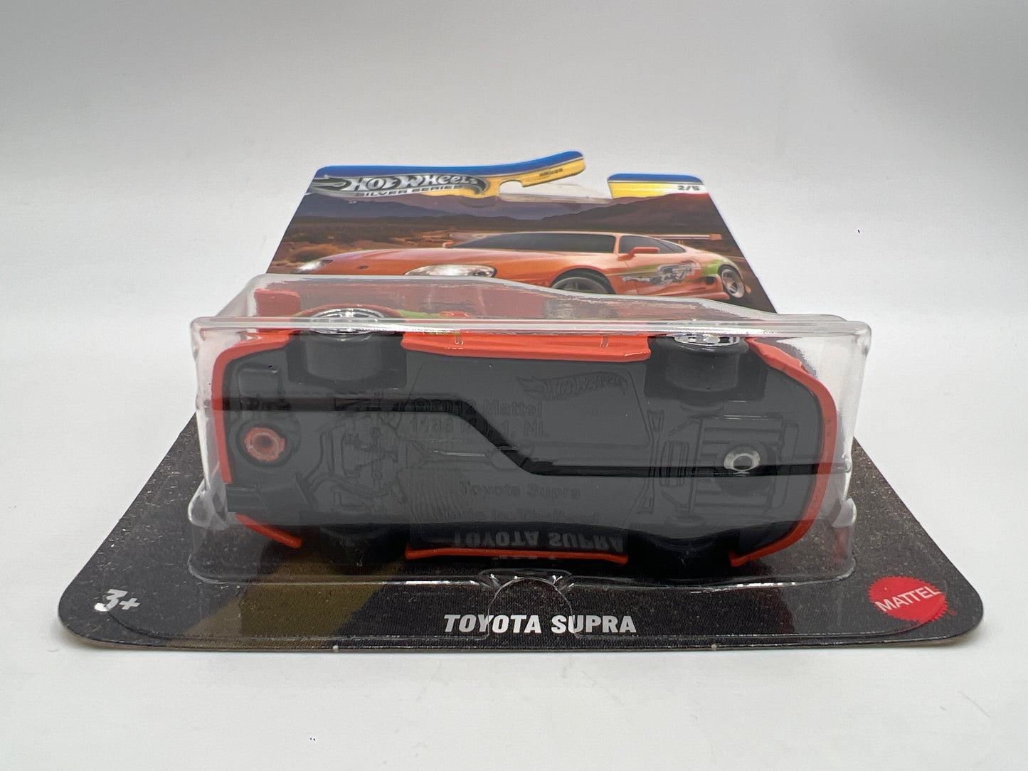 Hot Wheels Silver Series Fast & Furious Brian O’Conner #2 Toyota Supra Orange W/Protector