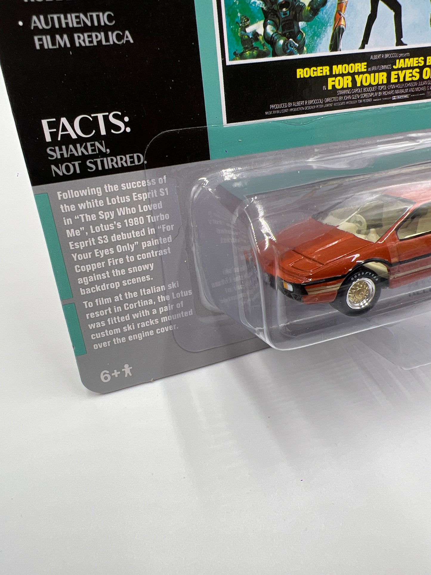 Johnny Lightning Pop Culture 007 60 Years Of Bond Release 1 #2 1980 Lotus Esprit S3 Orange 232D