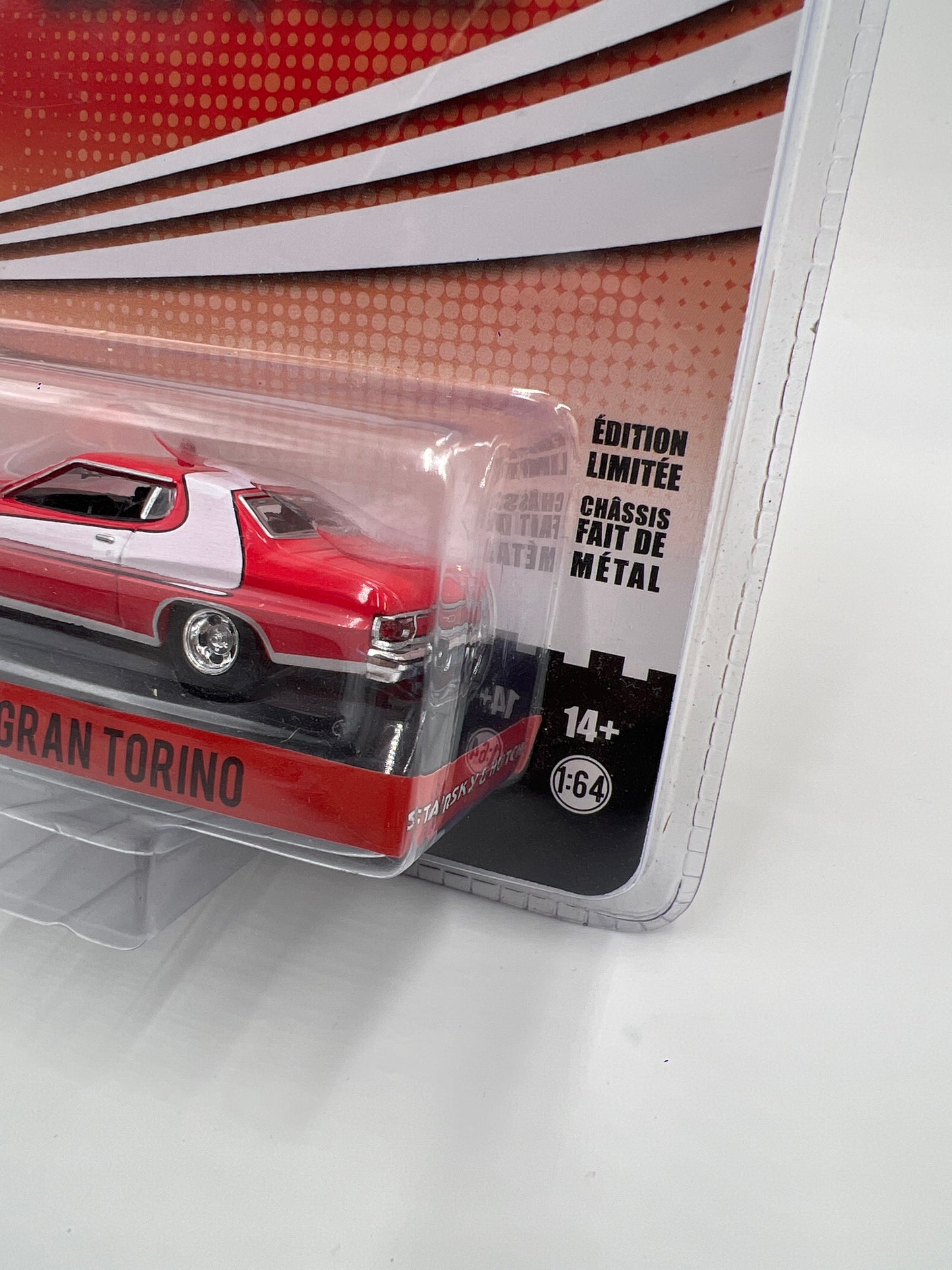 Greenlight Hollywood Series 18 Starsky & Hutch 1976 Ford Gran Torino Red 176F