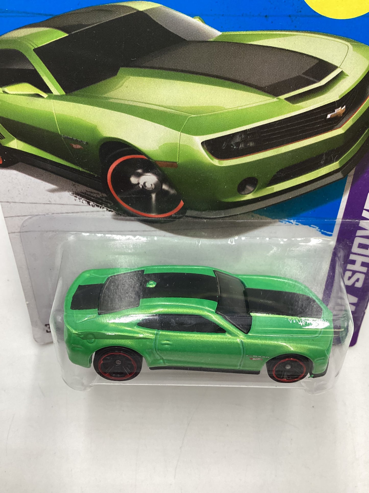 2013 Hot wheels #194 Green 2013 Hot Wheels Chevy Camaro Special Edition 7G