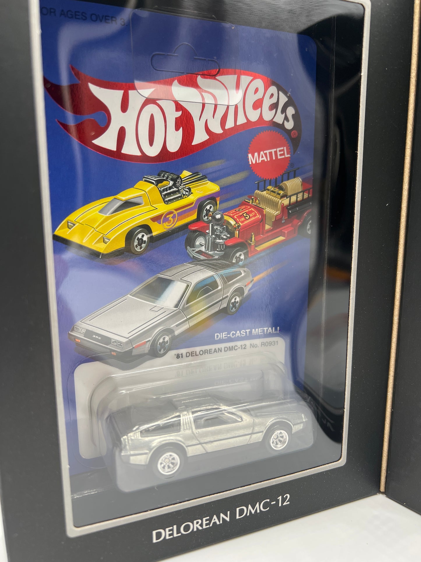 2023 Hot Wheels RLC Delorean DMC-12 Silver & Alpha5 Red Set W/Box