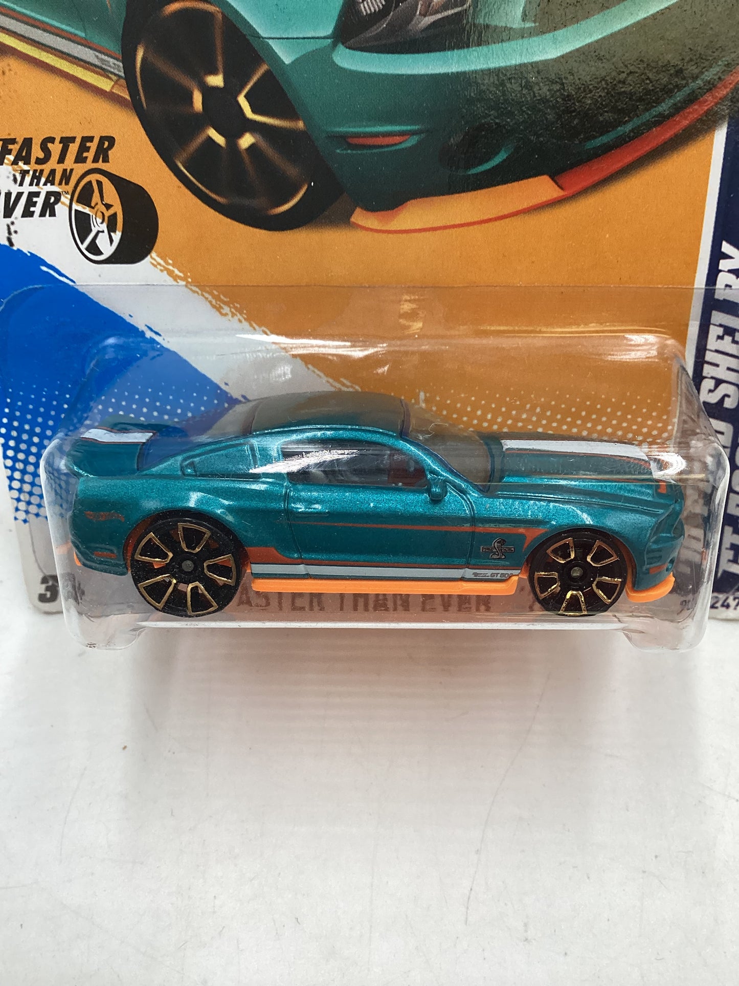 2012 Hot Wheels #95 10 Ford Shelby GT-500 Super Snake Teal 25D