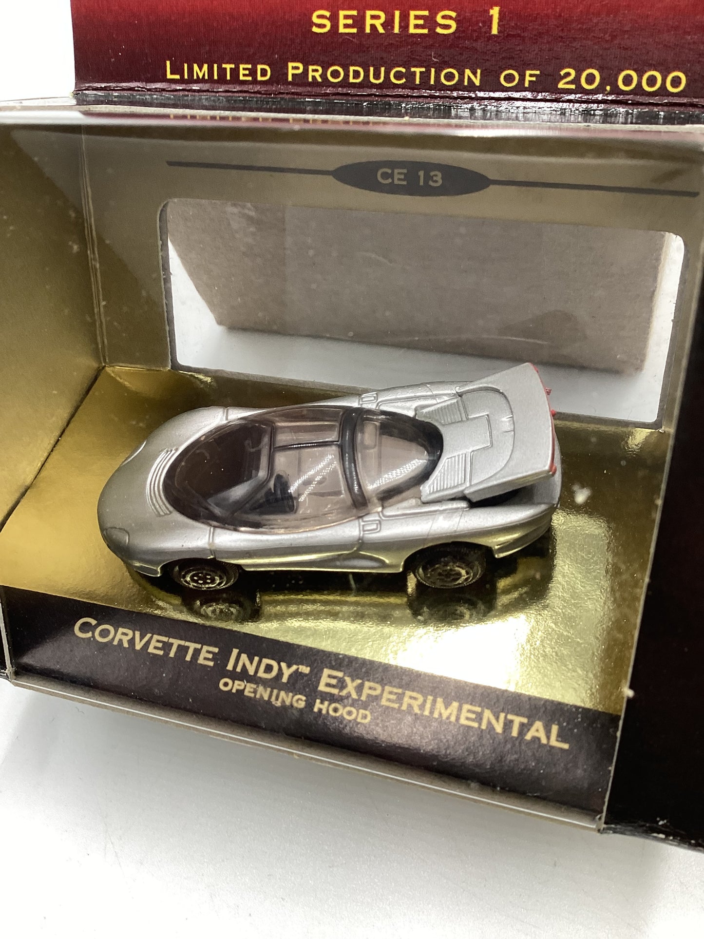 Micro Machines Collectors Edition Corvette Series 1 Corvette Indy Experimental Silver 1/20000 SR CE 13