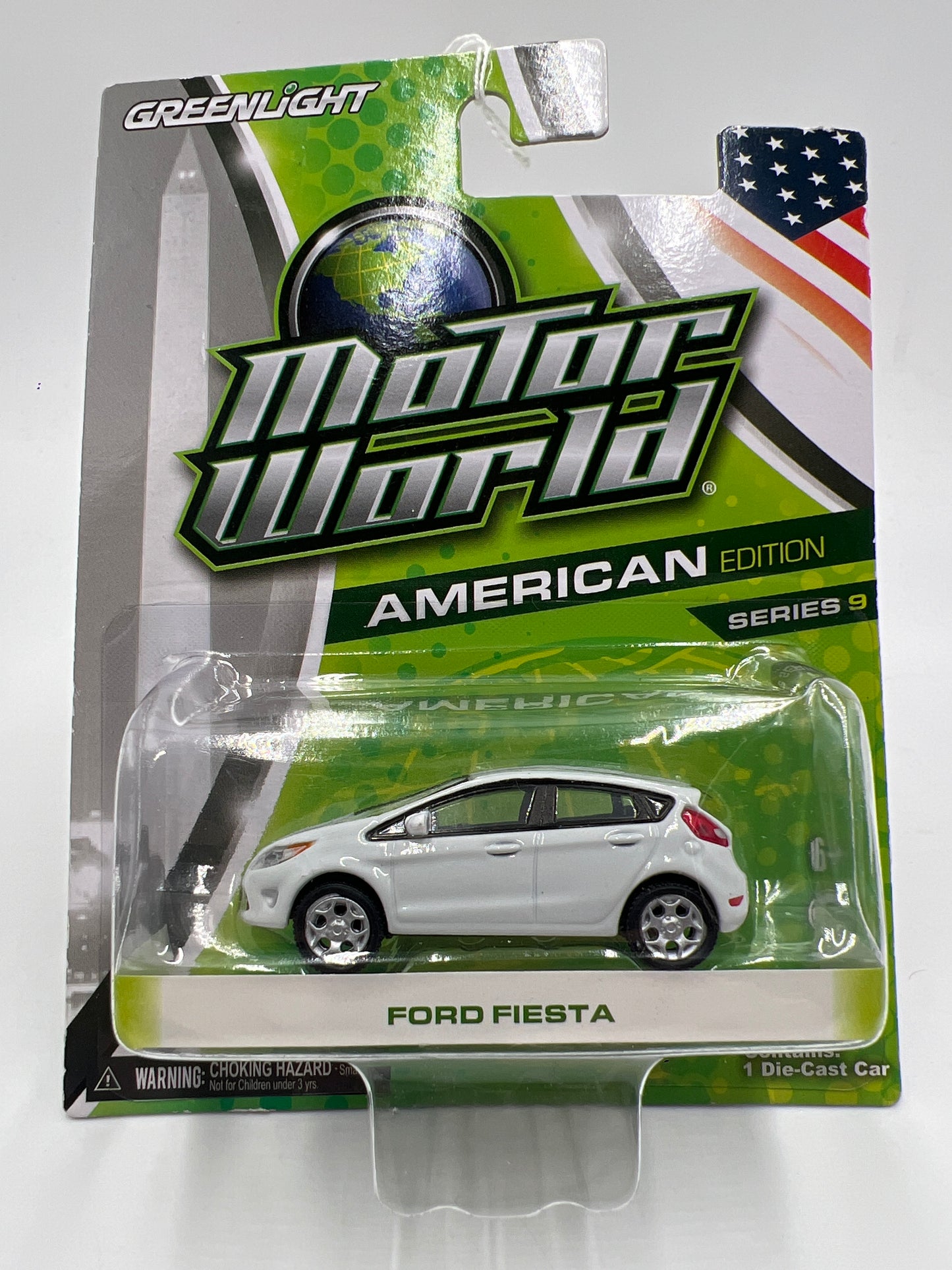 Greenlight Motor World American Edition Series 9 Ford Fiesta White
