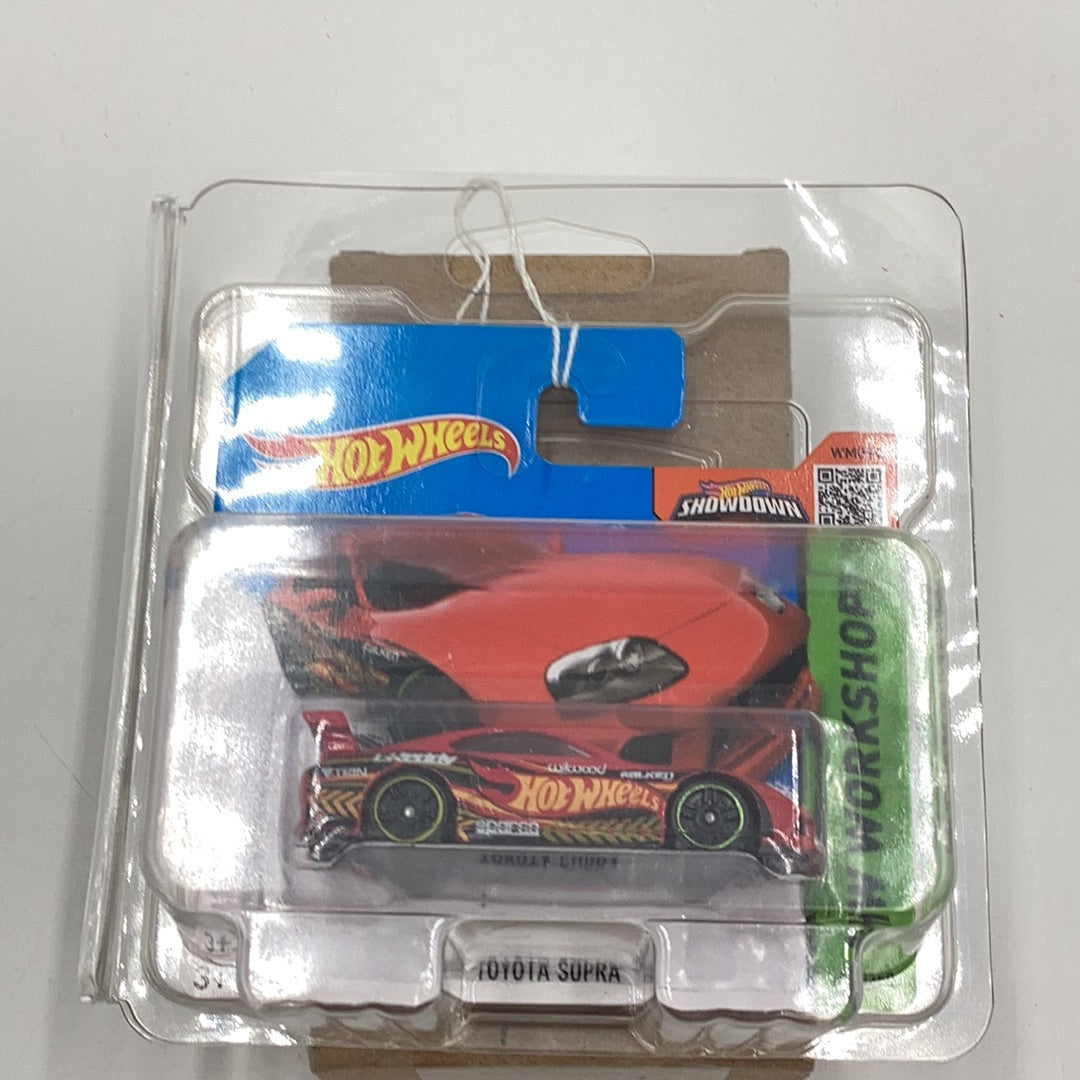 2015 Hot wheels #201 Toyota Supra short card with protector