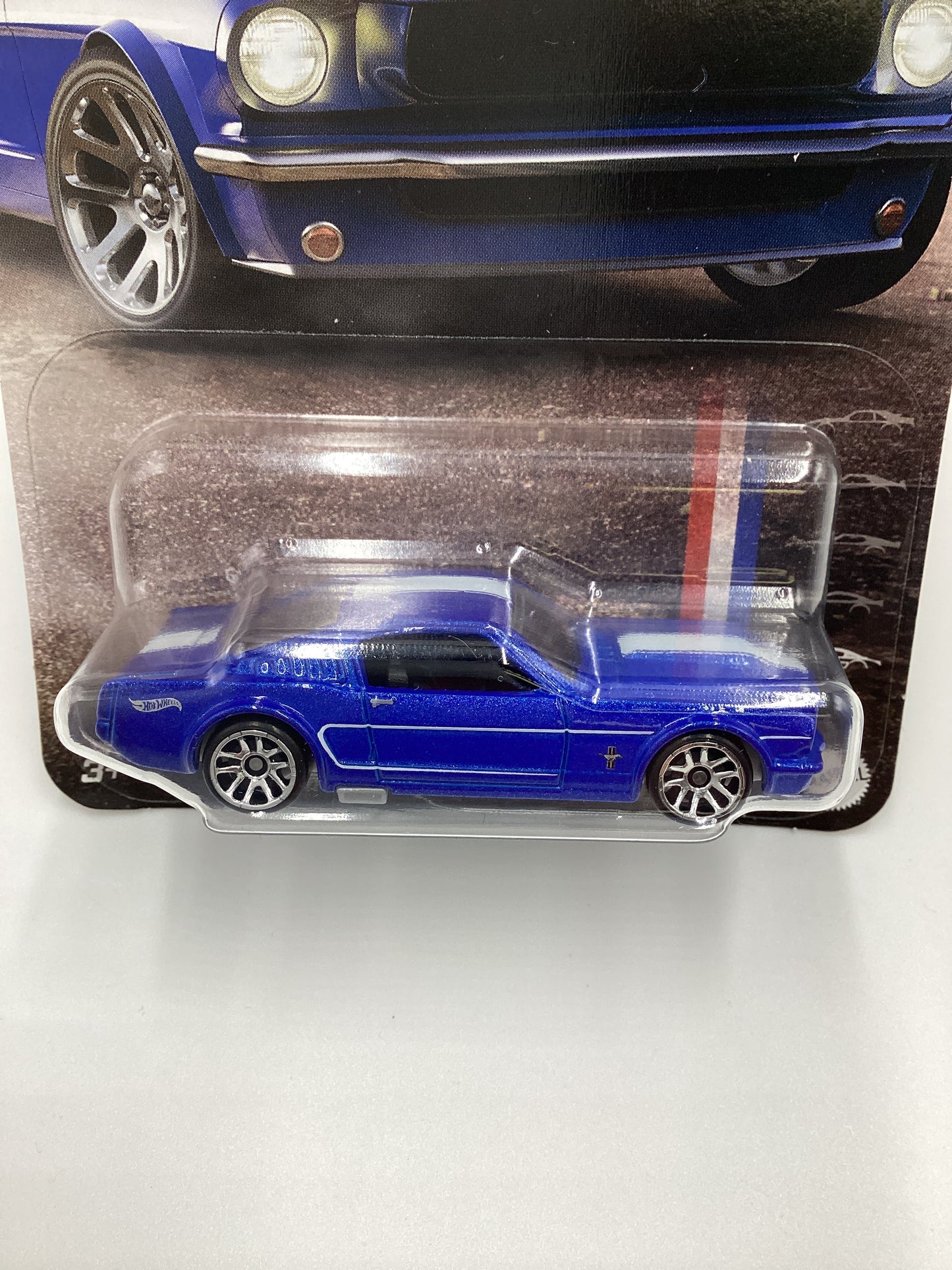 2024 Hot Wheels Silver Series 60 Years Mustang #5 65 Ford Mustang 2+2 Fastback Blue 151E