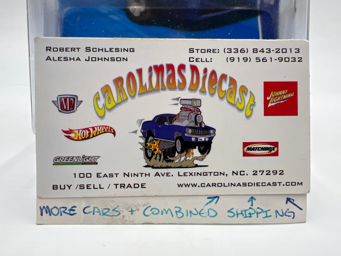 2010 Hot Wheels Performance #105 Kmart Exclusive 92 Ford Mustang Blue W/Protector SR