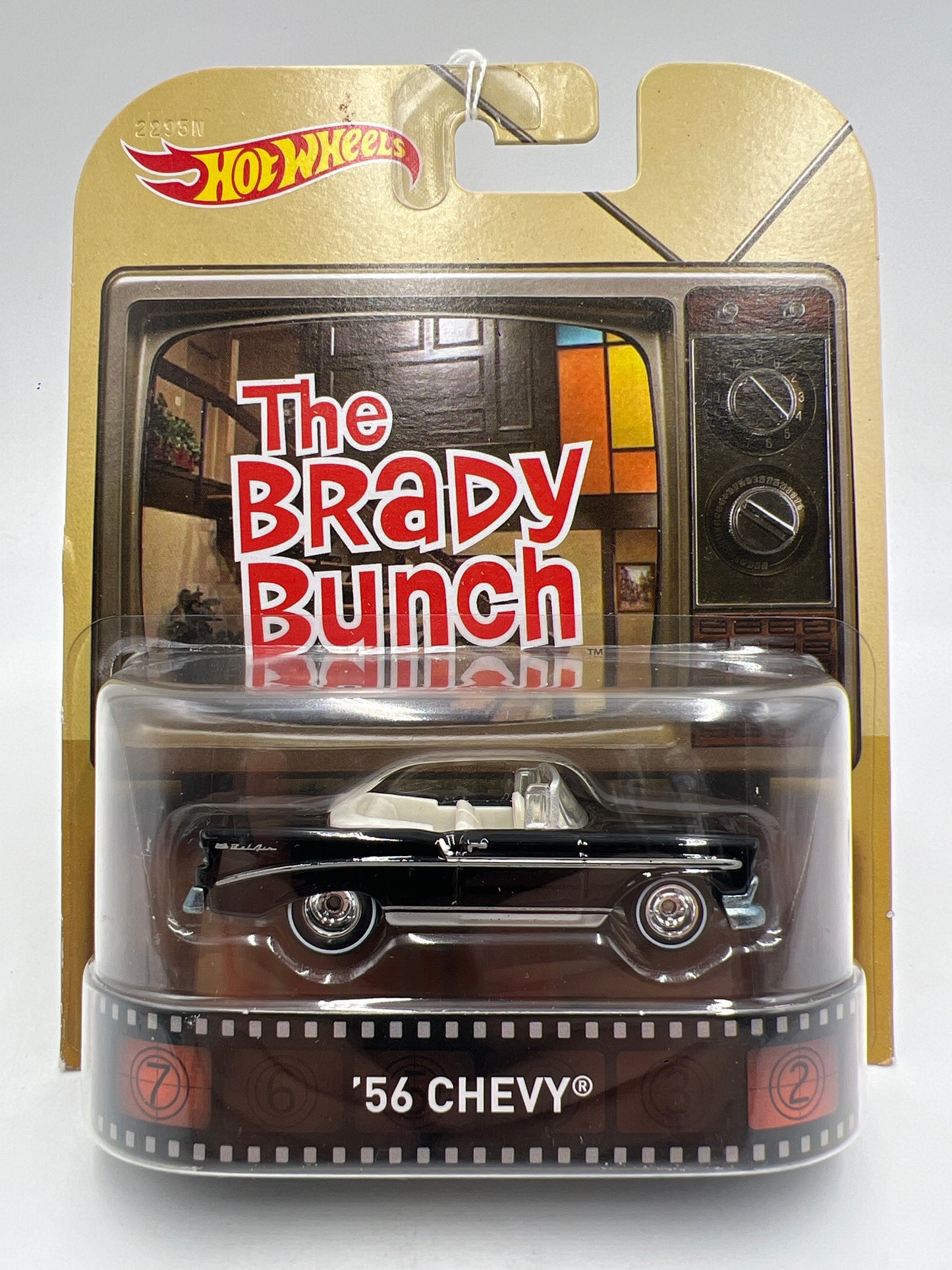 Hot Wheels Premium Retro Entertainment The Brady Bunch 56 Chevy Black 244B