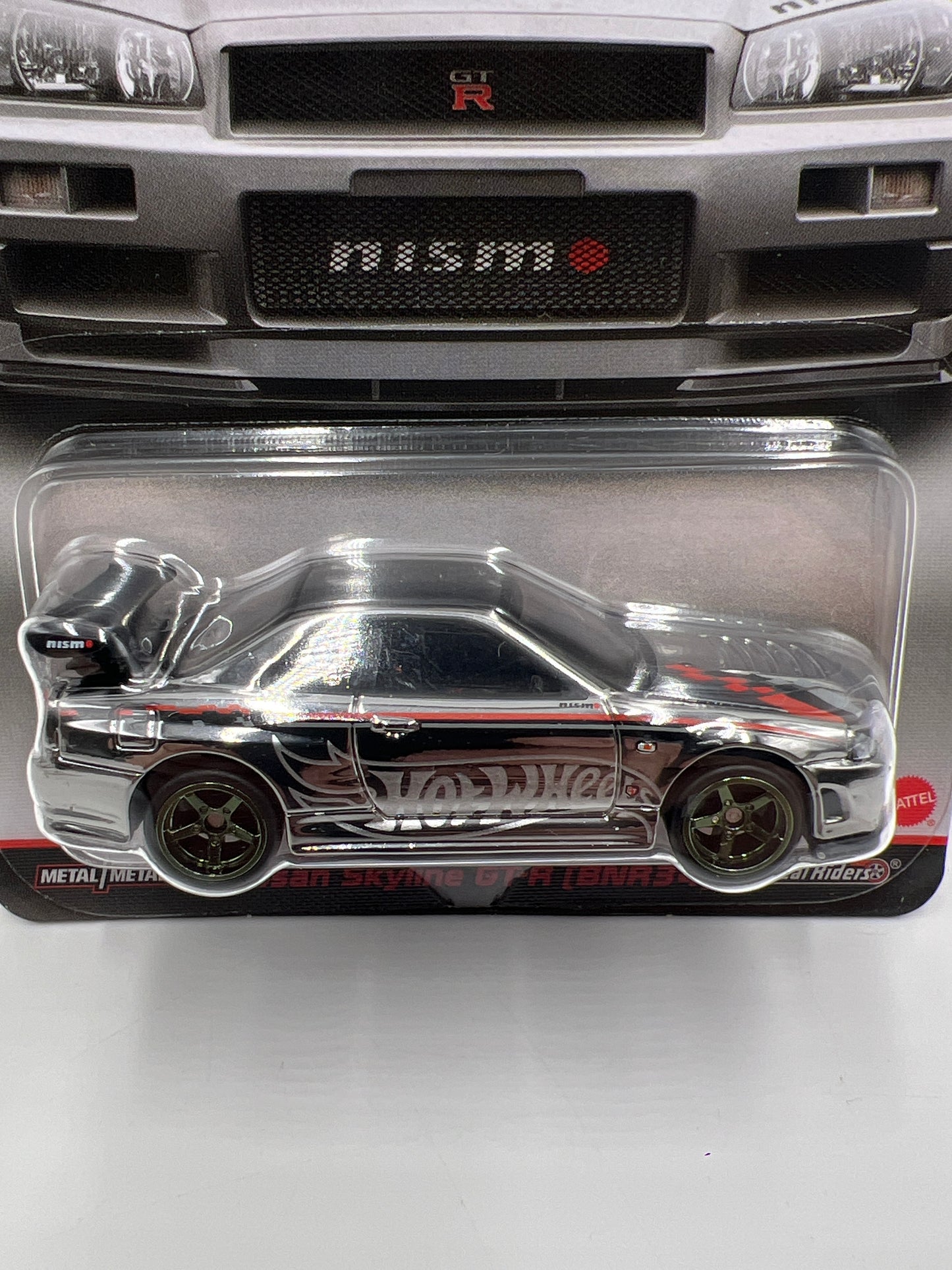 Hot Wheels RLC #6016/30000 Nismo Nissan Skyline GT-R BNR34 Chrome W/Protector