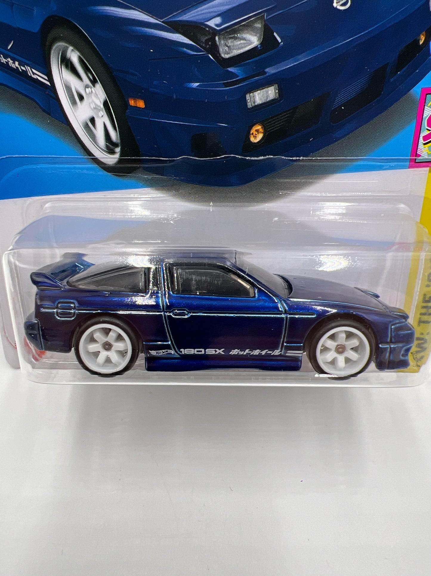 2024 Hot Wheels M Case Super Treasure Hunt #211 96 Nissan 180SX Type X Blue W/Protector