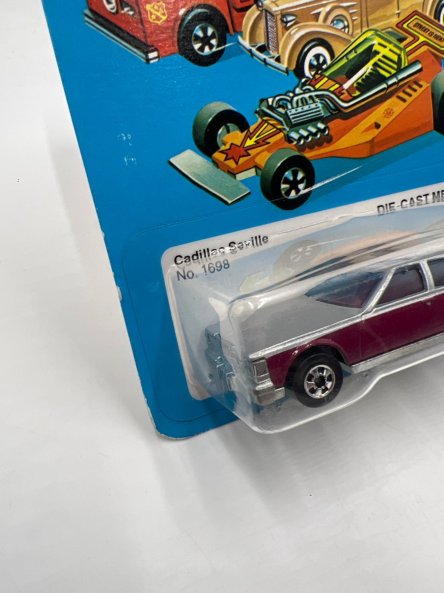 Hot Wheels Original 1982 #1698 Cadillac Seville Unpunched W/Protector