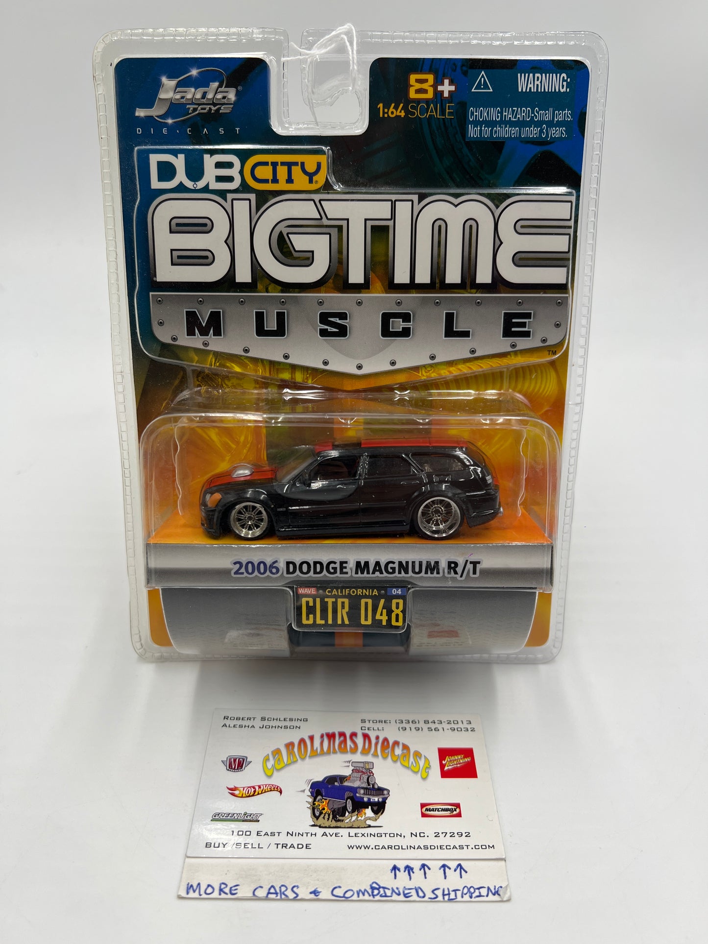 Jada Dub City Big Time Muscle CLTR #48 2006 Dodge Magnum R/T Black