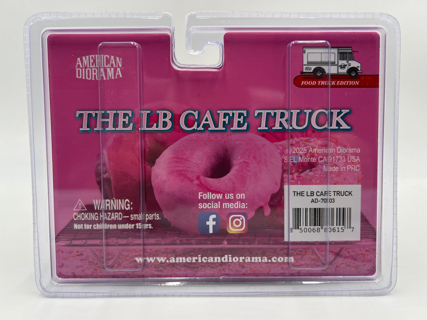 American Diorama 1:64 Food Truck Edition The LB Cafe Truck Liberty Walk