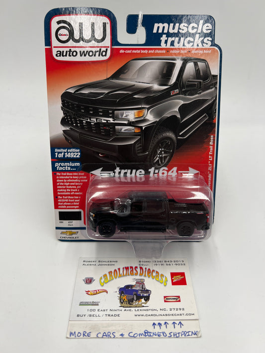 Auto World Muscle Trucks Release 5 Version B 2020 Chevy Silverado ZL1 LT Trail Boss Black