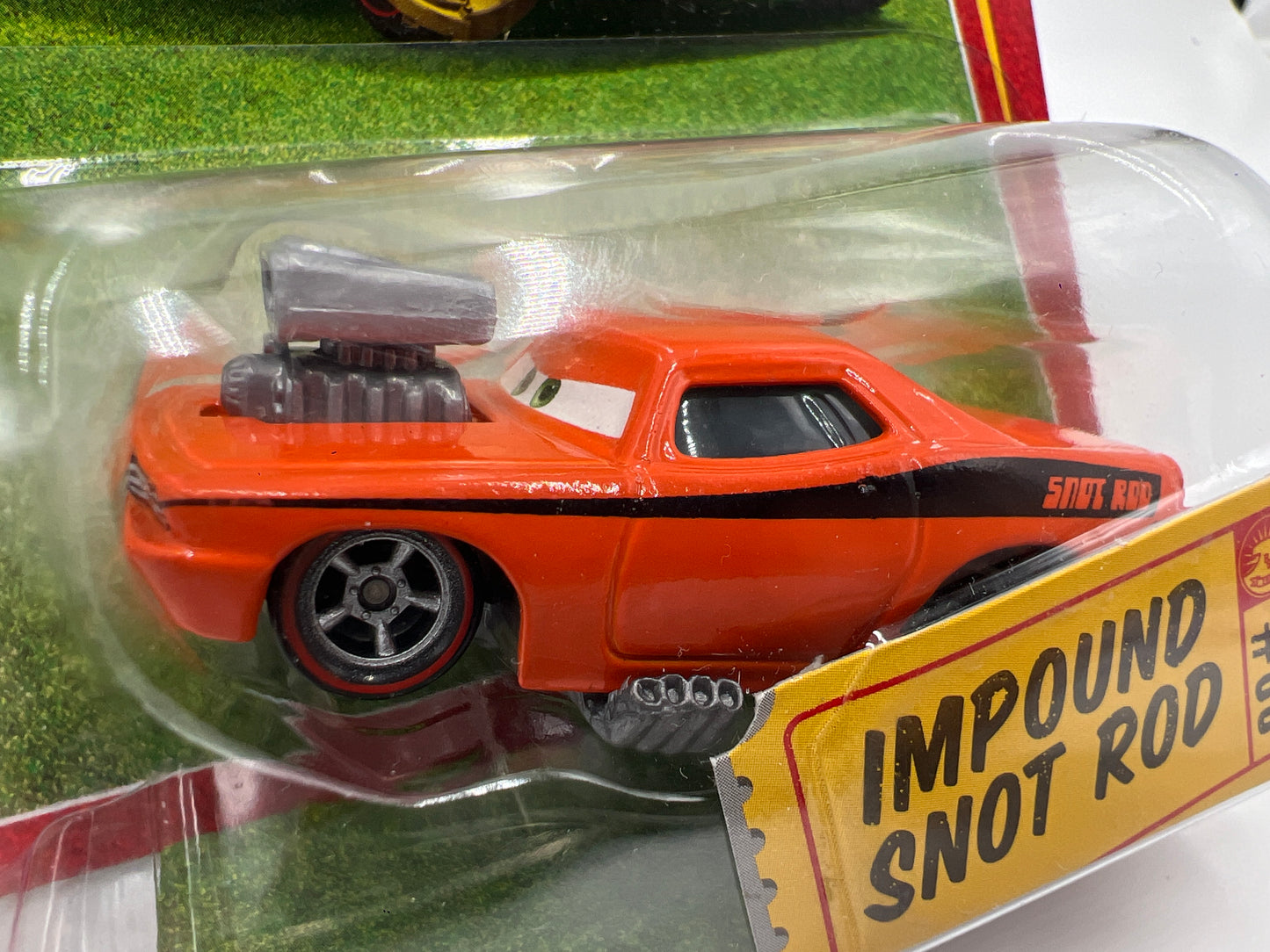 Disney Pixar The World Of Cars Race O Rama #80 CHASE Impound Snot Rod Orange