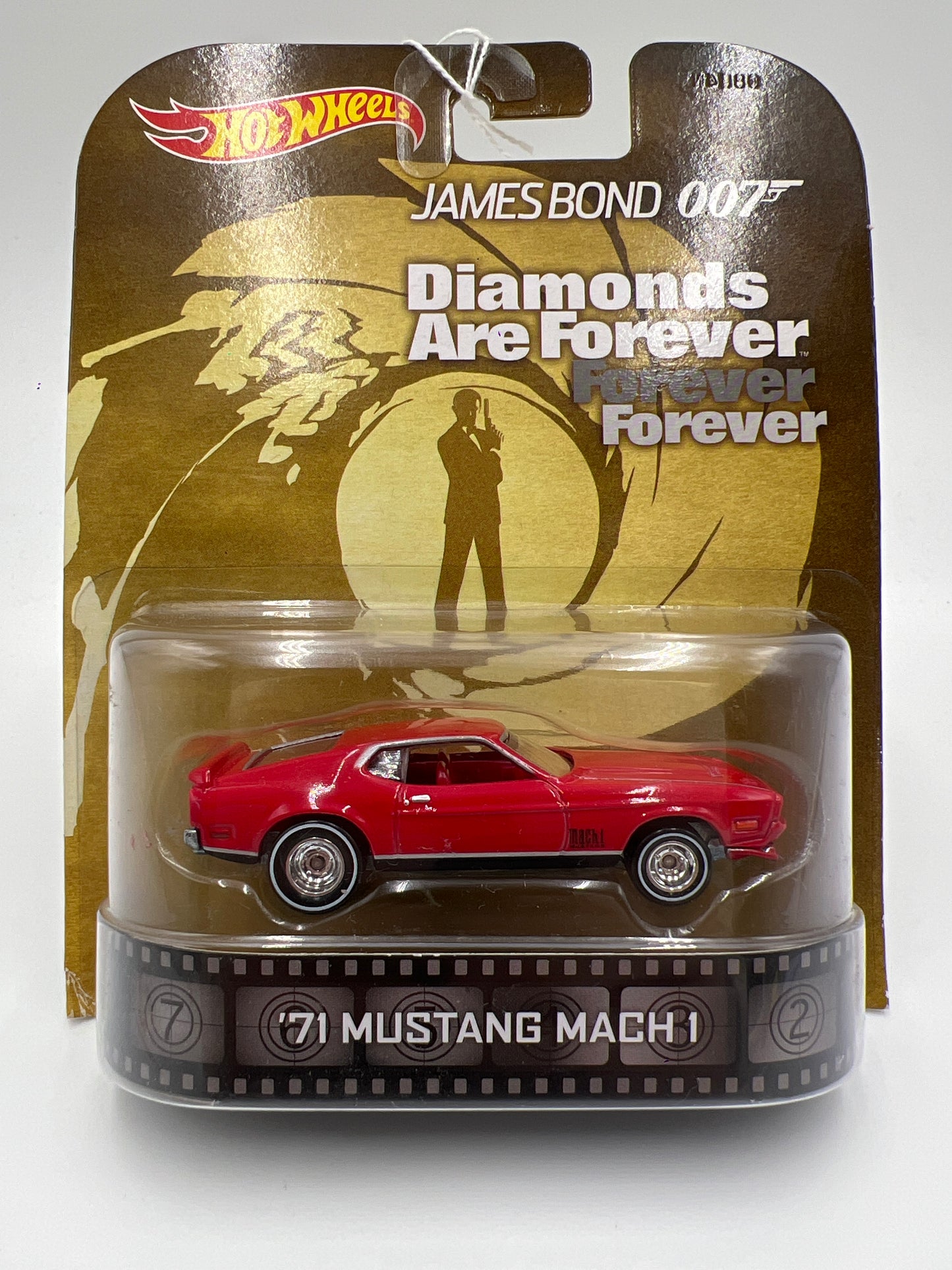 Hot Wheels Retro Entertainment James Bond 007 Diamonds Are Forever 71 Mustang Mach 1 Red